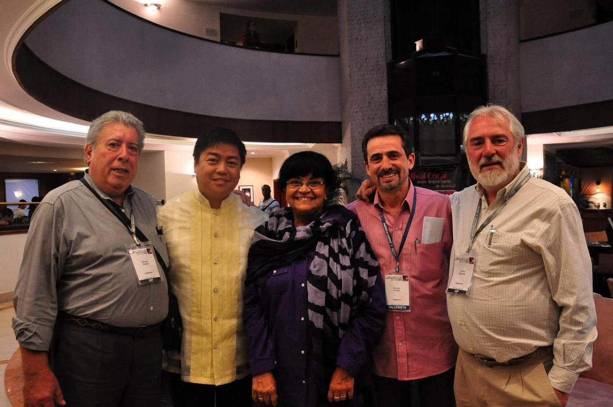 Ricardo Denegri, Mark Anthony Carpio, Digna Guerra, Ricardo Portillo y Oscar Escalada